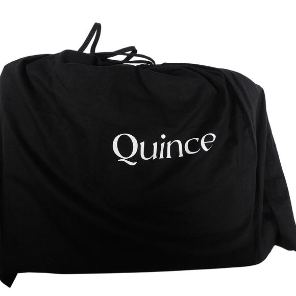 NWOT Quince Italian Leather Triple Compartment Shopper Tote Cappuccino Brown - Picture 4 of 12